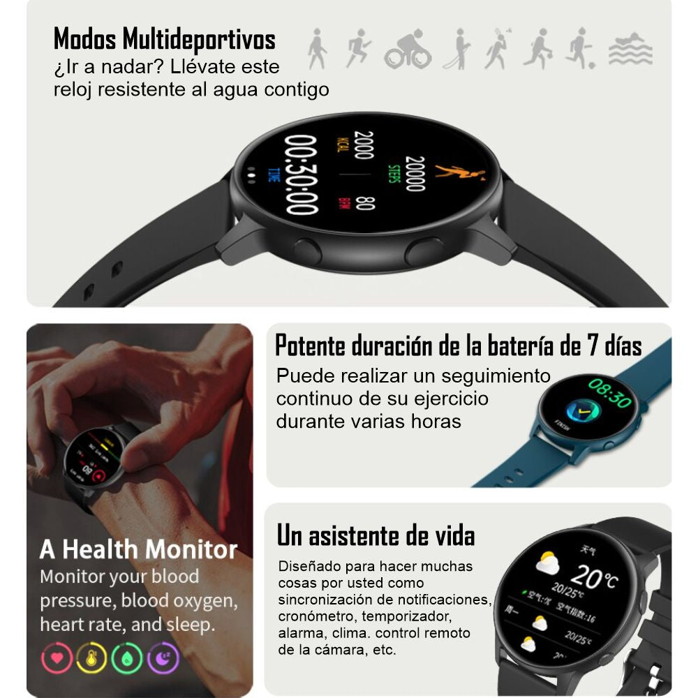 Combo Smartwatch + Audifonos Inalambricos