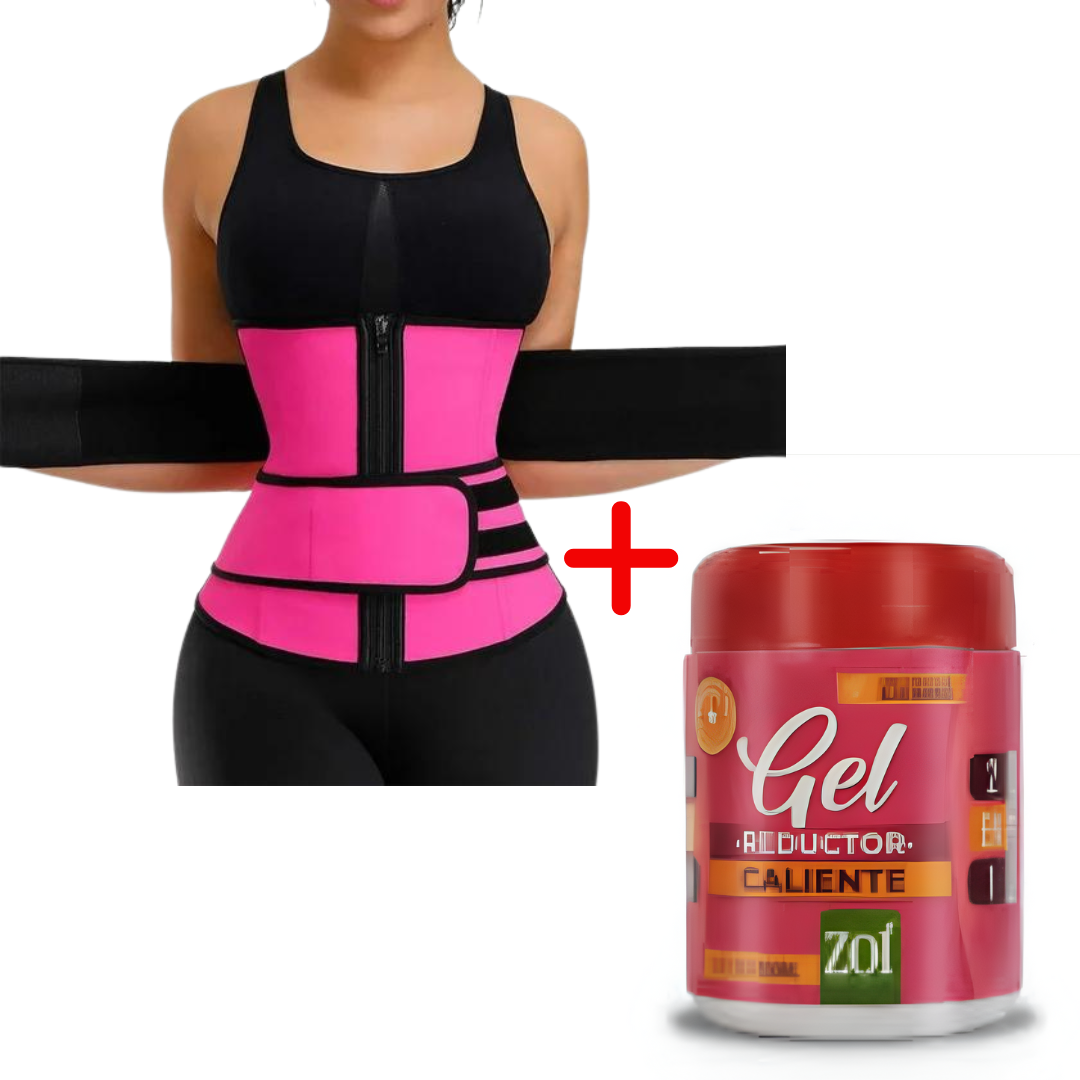 Combo Faja doble cierre + Gel Reductor