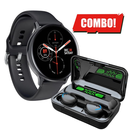 Combo Smartwatch + Audifonos Inalambricos